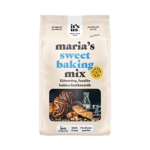 It's Us Maria's gluténmentes sütemény (foszlós kalács) lisztkeverék 500 g