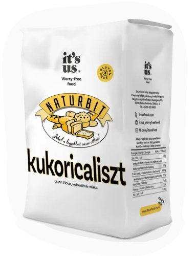 Naurbit gluténmentes kukoricaliszt 1 kg