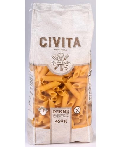 Civita gluténmentes kukorica száraztészta penne 450 g