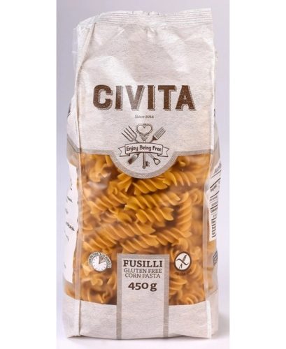 Civita gluténmentes kukorica száraztészta fusilli 450 g