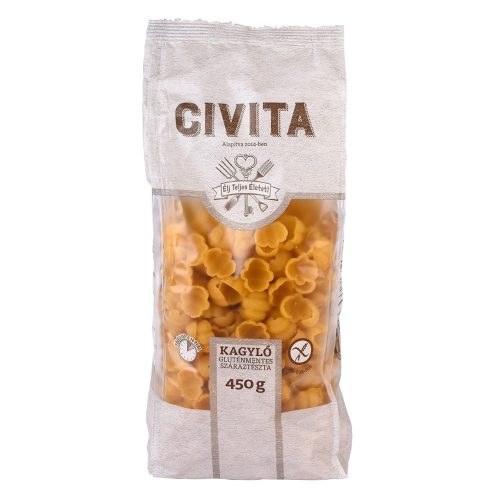 Civita gluténmentes kukorica száraztészta kagyló 450 g