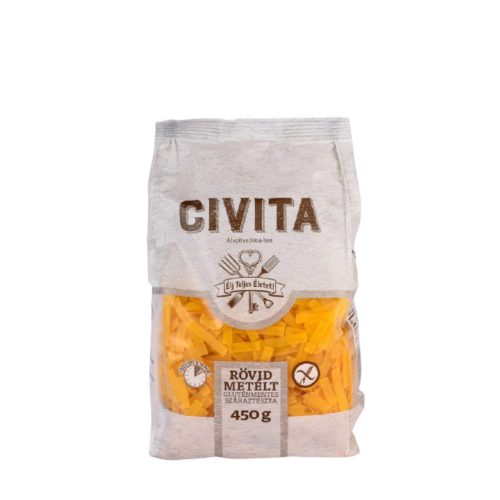 Civita gluténmentes kukorica száraztészta rövid metélt 450 g