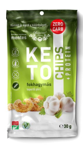 Pannónia KETO chips fokhagymás 30g