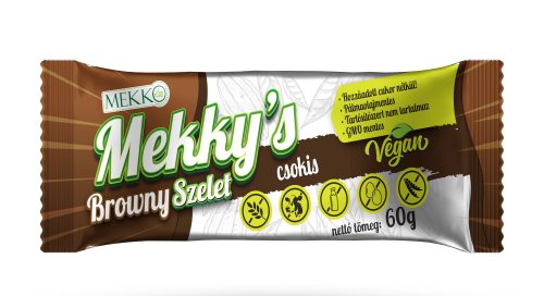 Mekko vegán, gluténmentes, hozzáadott cukor nélkül Browny szelet 60 g