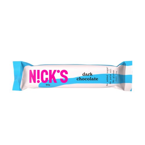 Nick's glutén-és hozzáadott cukormentes Étcsokoládé szelet 25 g