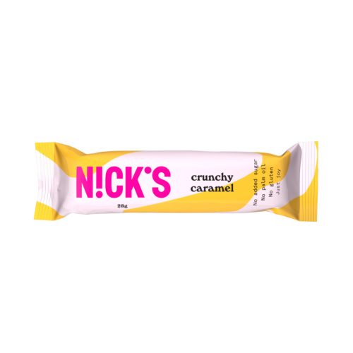 Nick's glutén-és hozzáadott cukormentes crunchy caramel szelet 28 g