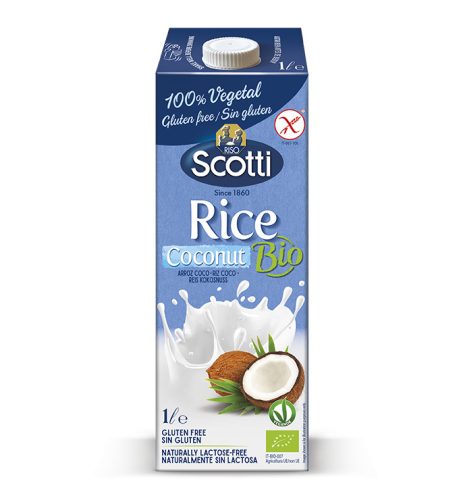 Riso Scotti Gluténmentes bio rizsital kókusszal 1 l