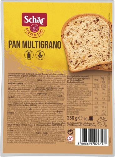 Schär Pan Multigrano kenyér 250 g