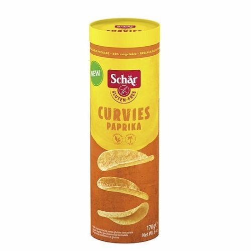 Schär Curvies chips paprikás 170 g