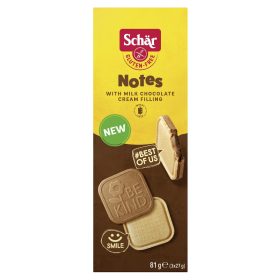 Schar gluténmentes Notes tejkrémmel 81 g