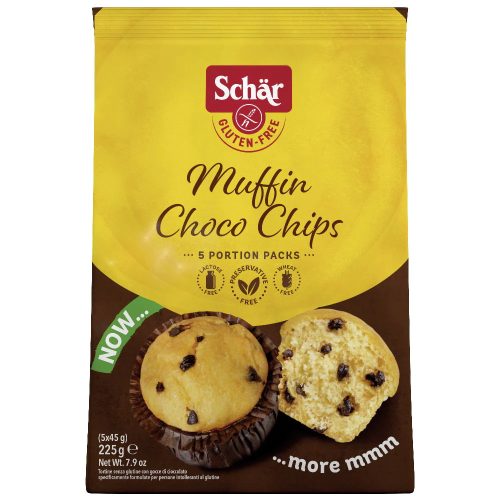 Schär Muffin csokoládé darabokkal 225 g