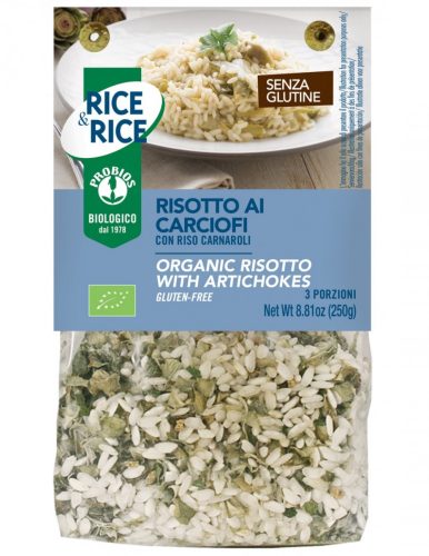 Rice&Rice Bio, gluténmentes rizottó articsókával 250 g