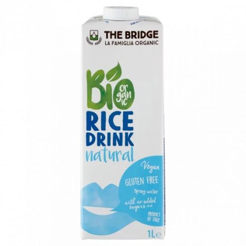 The Bridge Bio, vegán, gluténmentes rizsital 1 liter
