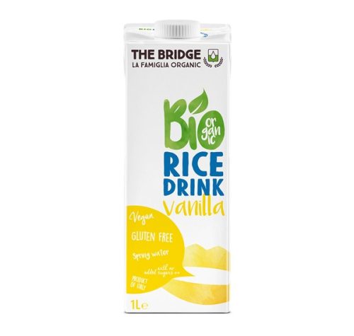 The Bridge Bio, vegán, gluténmentes vanília rizsital 1 l
