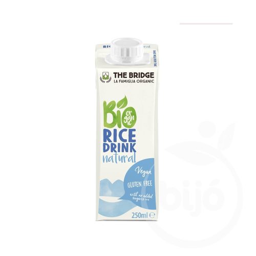 The Bridge Bio, vegán, gluténmentes rizsital 250 ml