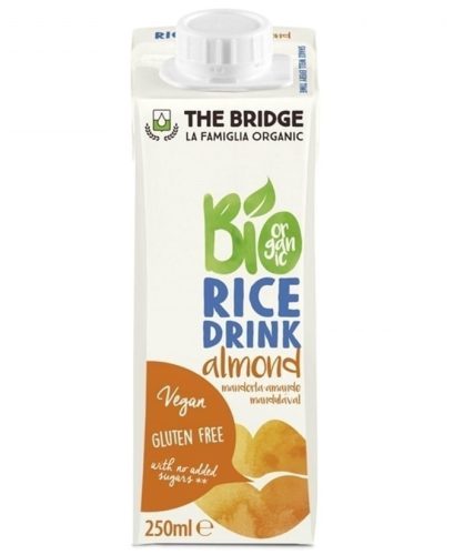 The Bridge Bio, vegán, gluténmentes mandulás rizsital 250 ml