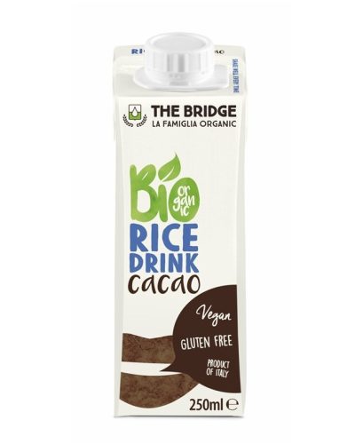 The Bridge Bio, vegán, gluténmentes kakaós rizsital 250 ml