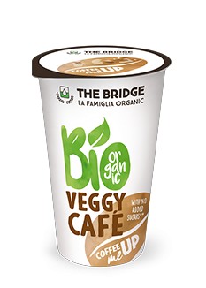 The Bridge Bio, vegán, gluténmentes Veggy Café mandulás és kávés rizsital 220 g
