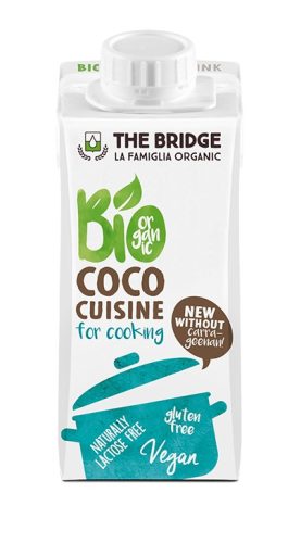 The Bridge Bio, vegán, gluténmentes kókusz "tejszín" 200 g