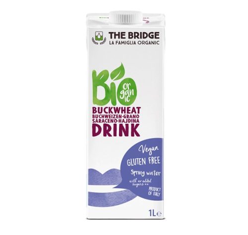 The Bridge Bio, vegán, gluténmentes hajdina és rizsital 1 liter