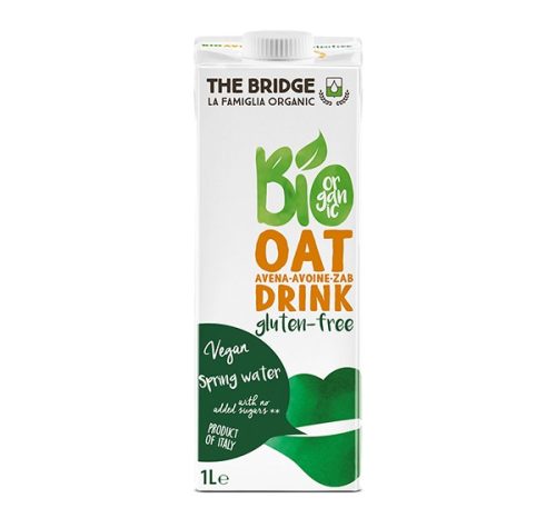 The Bridge Bio, vegán, gluténmentes zabital 1 liter