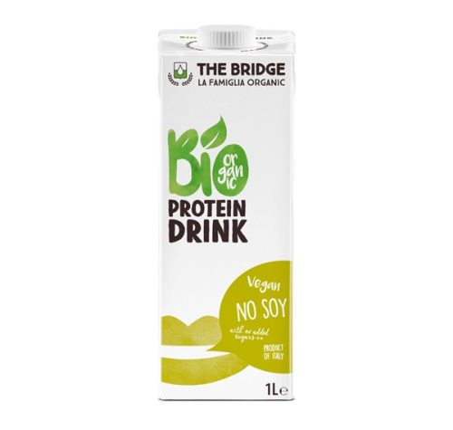 The Bridge Bio, vegán, gluténmentes csicseriborsó alapú protein ital 1 liter