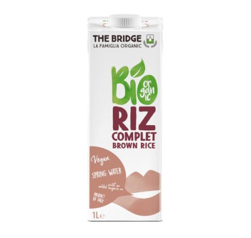 The Bridge Bio, vegán, gluténmentes barna rizsital 1 liter