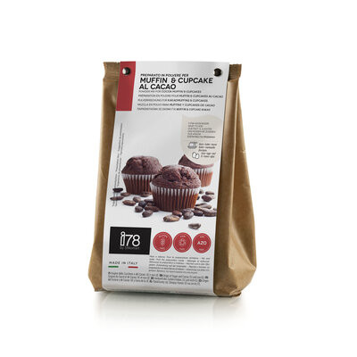 I78 gluténmentes cupcake-kakaó ízű porkeverék 400 g