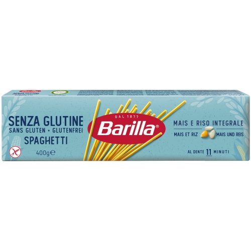 Barilla gluténmentes spagetti szálas száraztészta 400 g