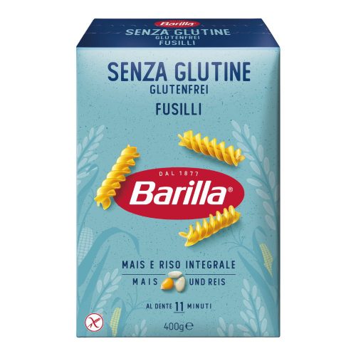 Barilla gluténmentes fusilli orsó tészta 400 g