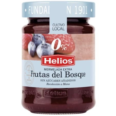 HELIOS Erdei gyümölcsös extradzsem édesítőszerrel 280 g