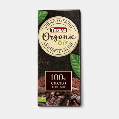 Torras 100% kakaótartalmú BIO étcsokoládé 100 g