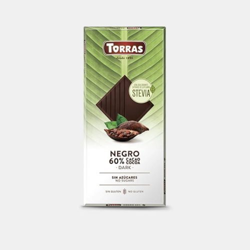 Torras Stevia Étcsokoládé hozzáadott cukor nélkül 100 g