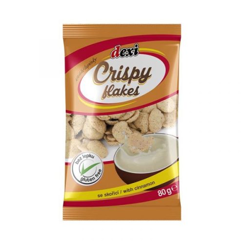Dexi Crispy flakes gluténmentes fahéjas reggelizőpehely 80 g