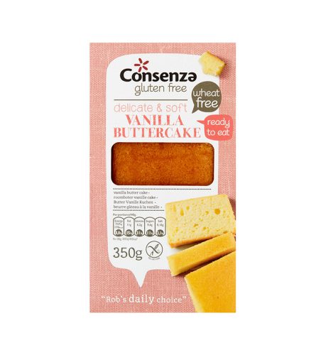 Consenza gluténmentes vaníliás vajas piskóta 350 g