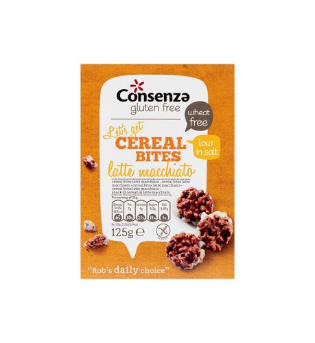Consenza gluténmentes rizs snack latte macchiato ízesítéssel 125 g