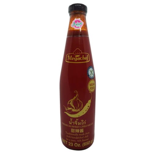 Megachef prémium vegán, gluténmentes édes chiliszósz 230 g