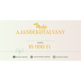 Mentes Market Ajándékutalvány 10.000 Ft értékben