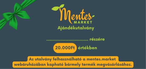 Mentes Market Ajándékutalvány 20.000 Ft értékben