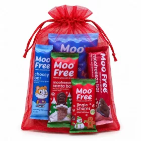 Moo Free ünnepi csokoládé válogatás tasakban 125g