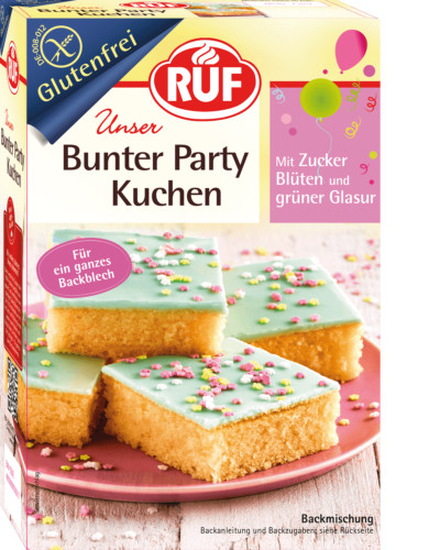 RUF Gluténmentes Rainbow Party Torta süteménypor