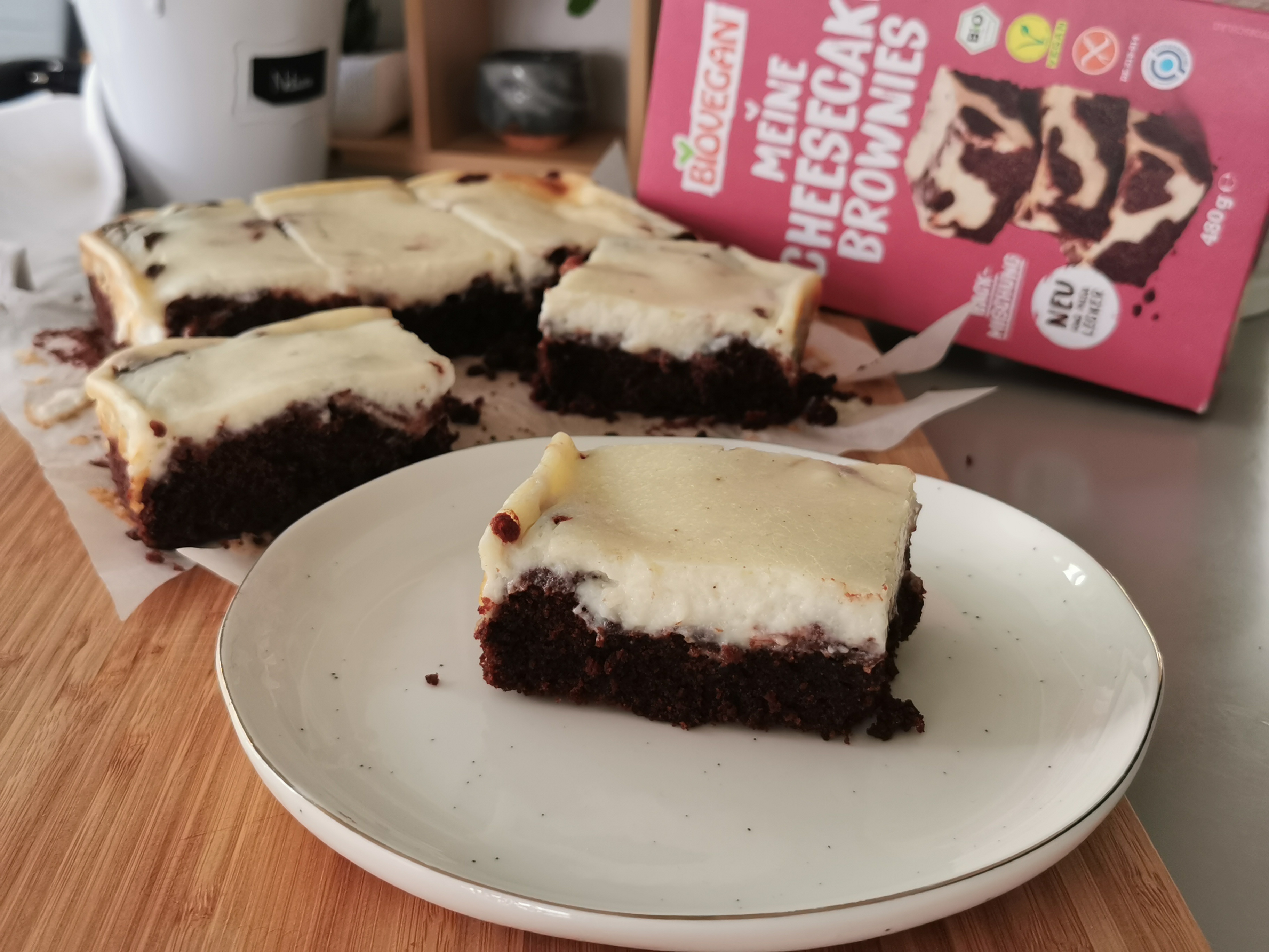 BioVegan gluténmentes és vegán My Cheesecake Brownie