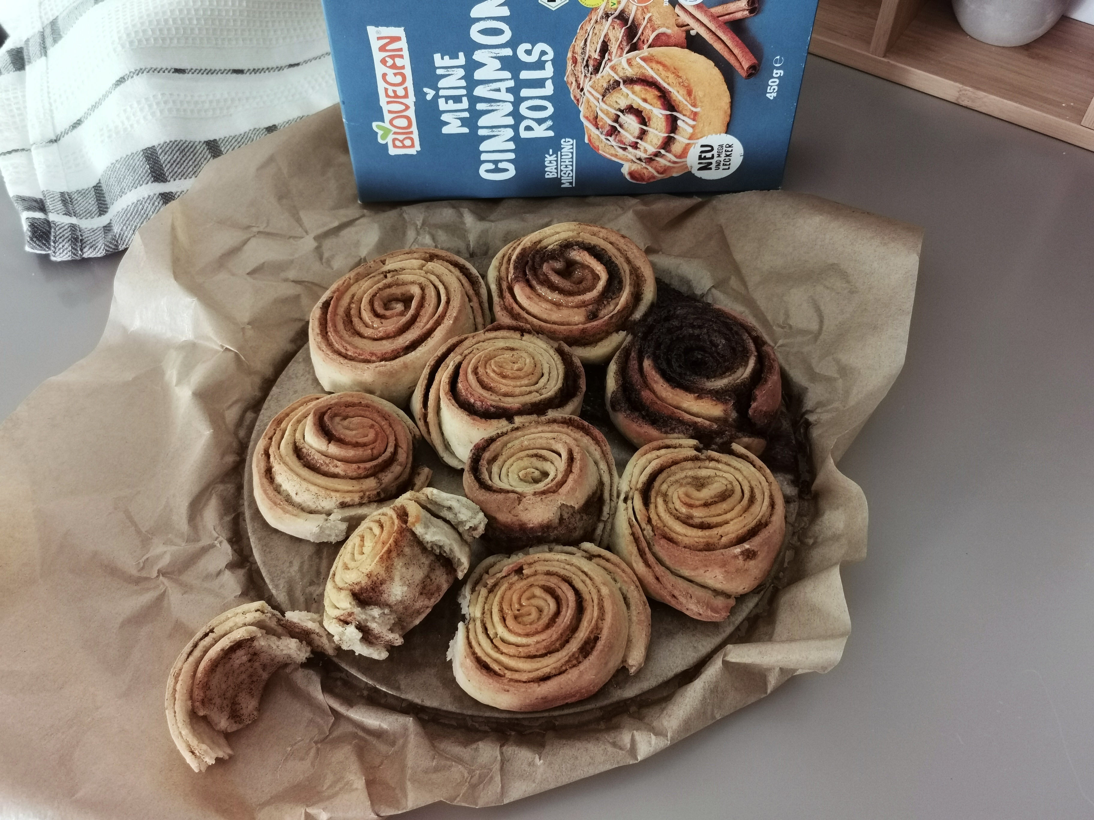 BioVegan gluténmentes és vegán Cinnamon Roll