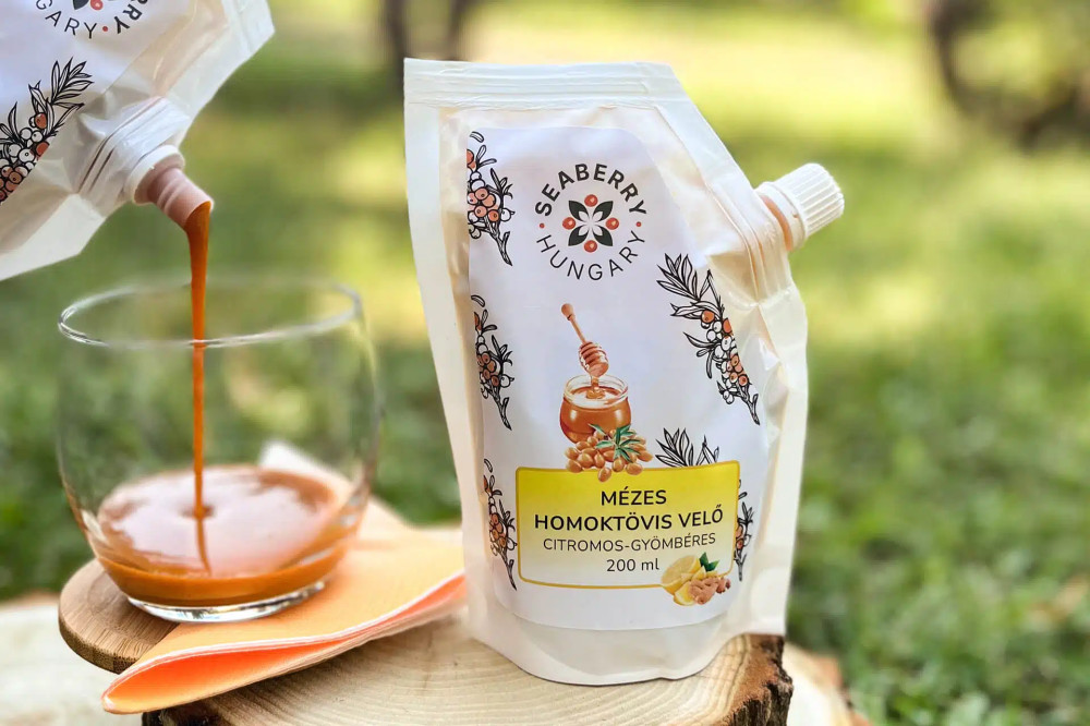 Seaberry Homoktövis velő mézes-citromos-gyömbéres 200 ml