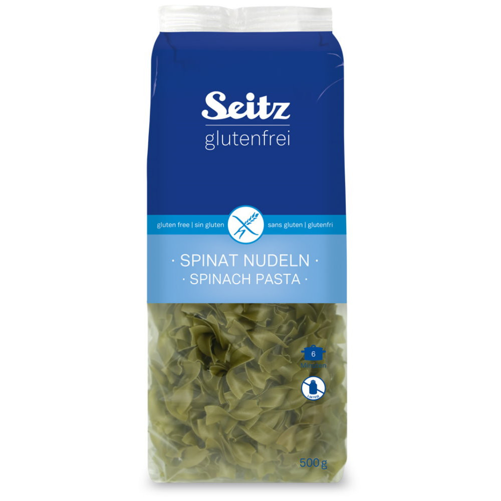 Seitz vegán, gluténmentes spenótos fodros tészta 500 g