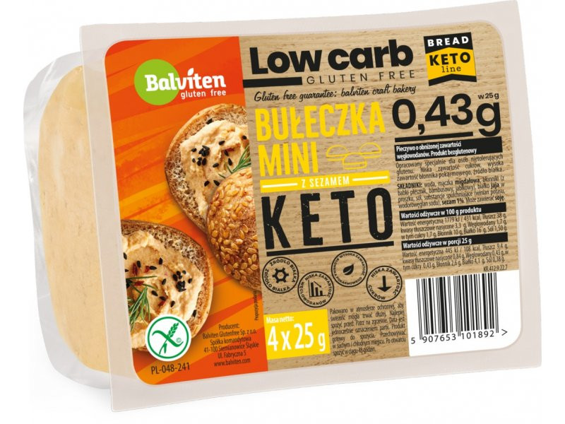 Balviten gluténmentes Low Carb mini bucik 100 g