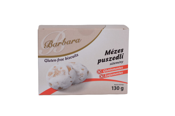 Barbara gluténmentes mézes puszedli 130 g