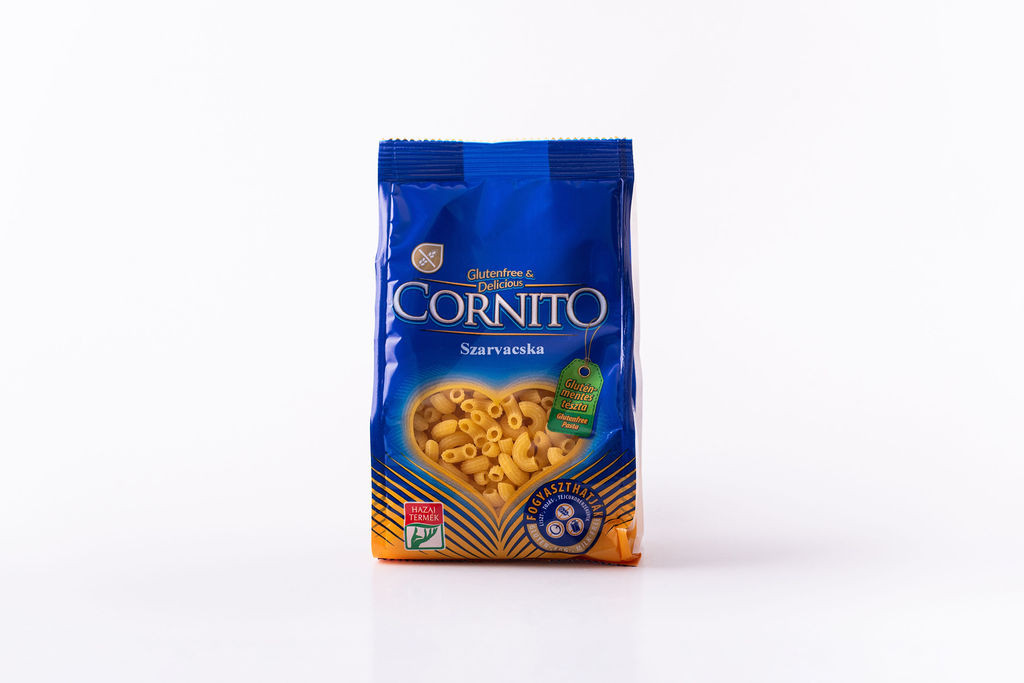 Cornito gluténmentes száraztészta Szarvacska 200 g