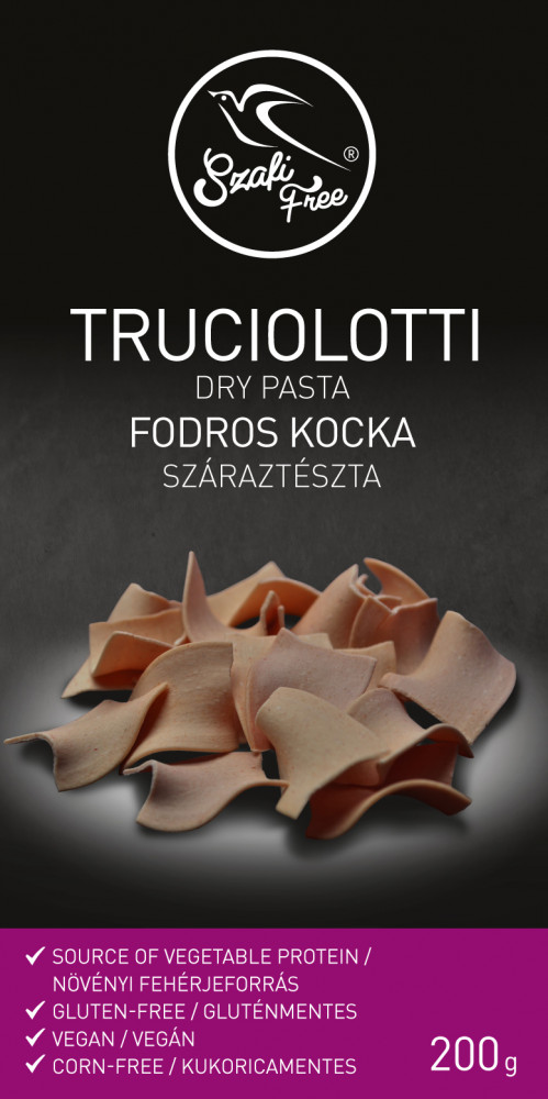 Szafi Free fodros kocka - truciolotti száraztészta 200 g