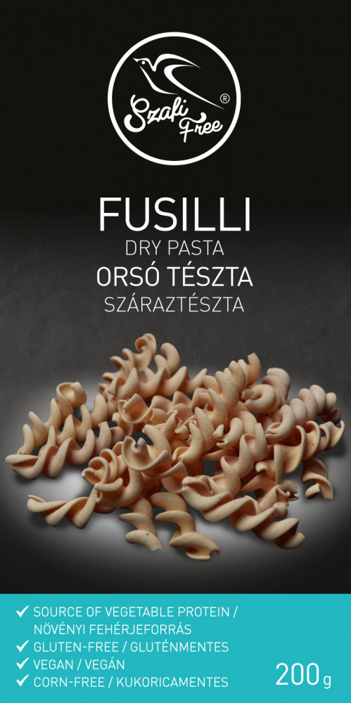 Szafi Free orsó - fusilli száraztészta 200 g